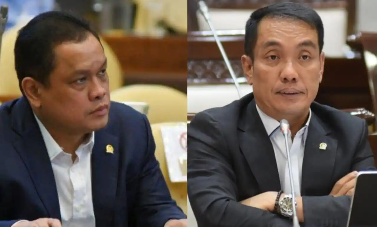 Wakil Ketua Komisi XI DPR RI Fauzi Amro dan anggota Komisi XI DPR RI Charles Meikyansyah (Foto: Kolase MI)