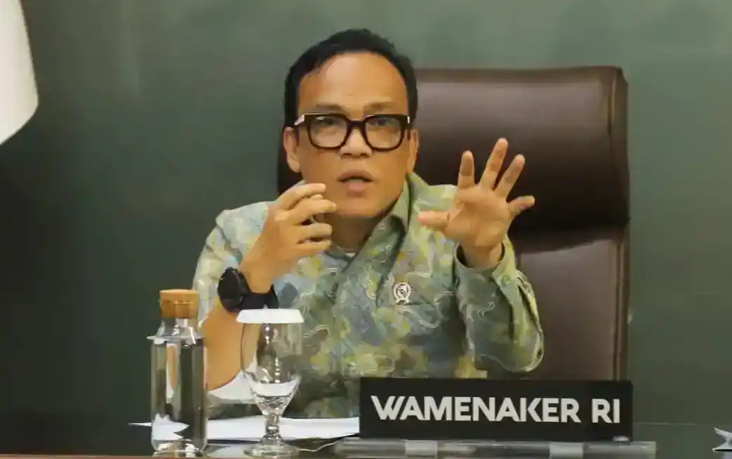 Wakil Menteri Tenaga Kerja, Immanuel Ebenezer yang terjaring OTT KPK Rabu malam (20/8).